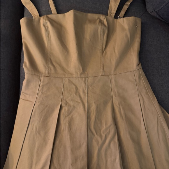 Amanda Uprichard Tan Mini Dress - Picture 1 of 2